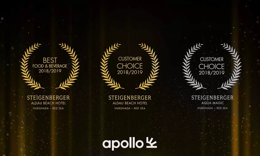 Steigenberger ALDAU Beach Hotel And Steigenberger Aqua Magic wins Apollo's Customer Choice Awards